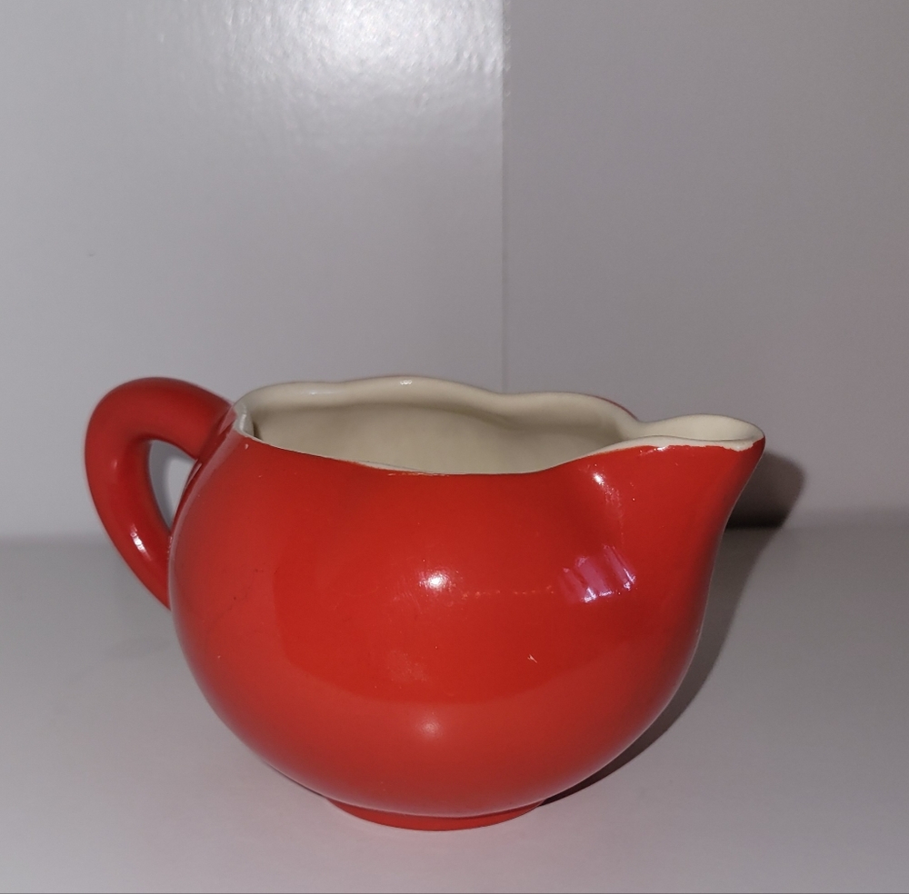 Pantry Parade Tomato Red Creamer Vintage 50s Creamer